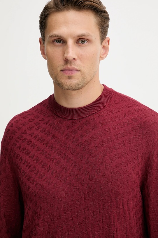 Armani Exchange sweter bordowy XM001316.AF10454