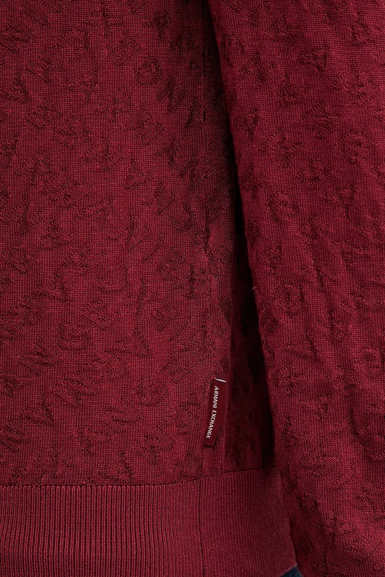 Svetr Armani Exchange XM001316.AF10454 burgundské