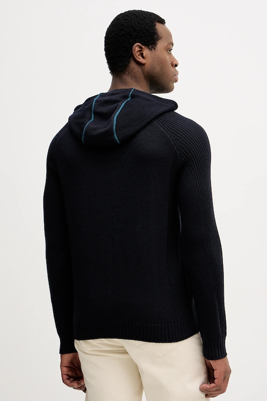 Odzież Armani Exchange sweter z dodatkiem wełny XM001317.AF13776 granatowy