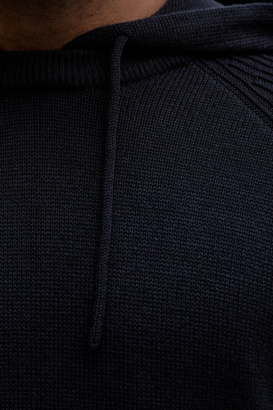 Armani Exchange sweter z dodatkiem wełny XM001317.AF13776 granatowy