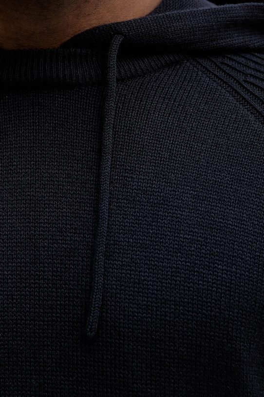 Armani Exchange sweter z dodatkiem wełny XM001317.AF13776 granatowy