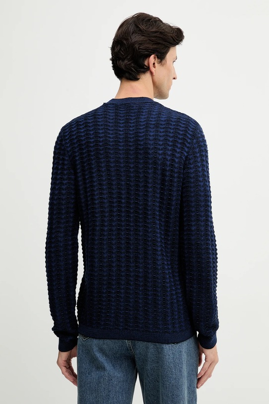Odzież Armani Exchange sweter z dodatkiem wełny XM001321.AF11965 granatowy
