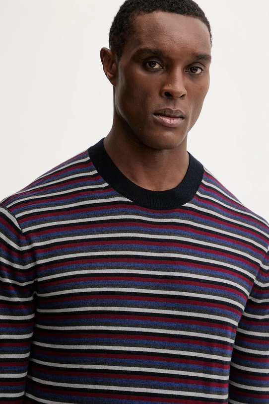 Armani Exchange sweter z dodatkiem wełny granatowy XM001324.AF11965