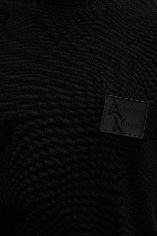 Armani Exchange sweter wełniany XM001329.AF11982 czarny