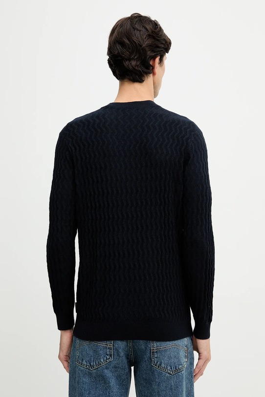 Odzież Armani Exchange sweter z dodatkiem wełny XM001560.AF11982 granatowy
