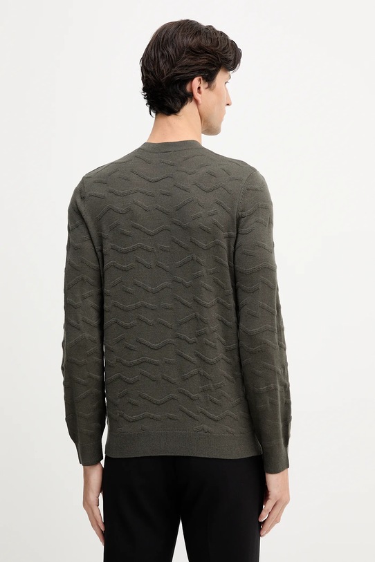 Odzież Armani Exchange sweter z dodatkiem wełny XM001560.AF11982 zielony