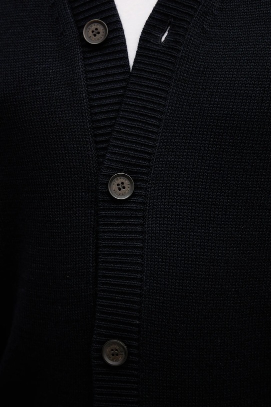 Armani Exchange kardigan z domieszką wełny XM001914.AF14008 granatowy