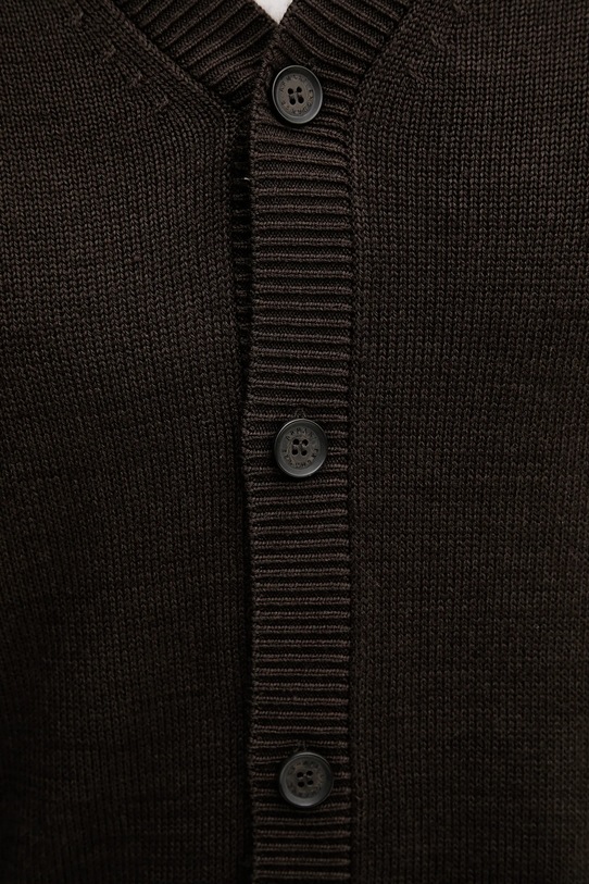 Armani Exchange kardigan z domieszką wełny XM001914.AF14008 zielony