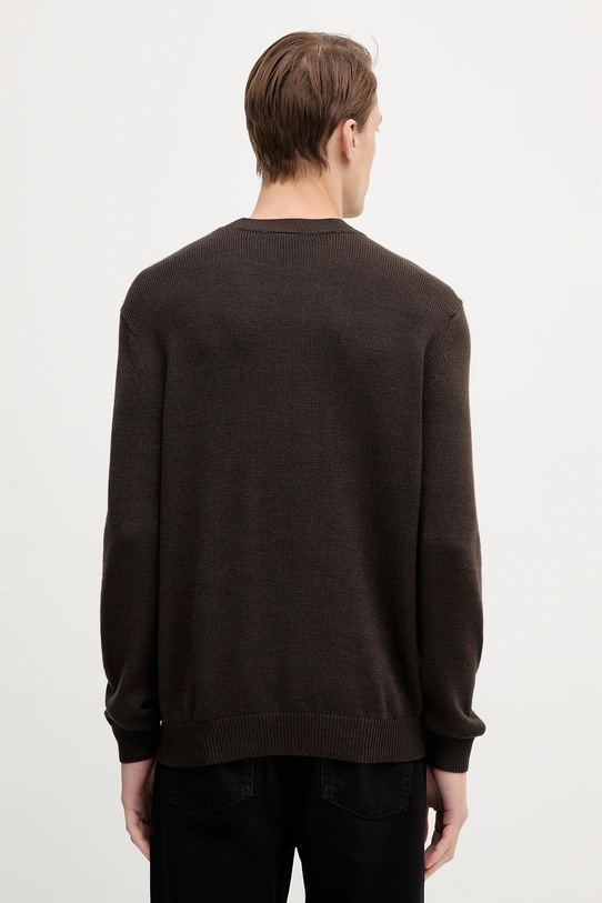 Odzież Armani Exchange sweter z domieszką wełny XM001916.AF14008 brązowy