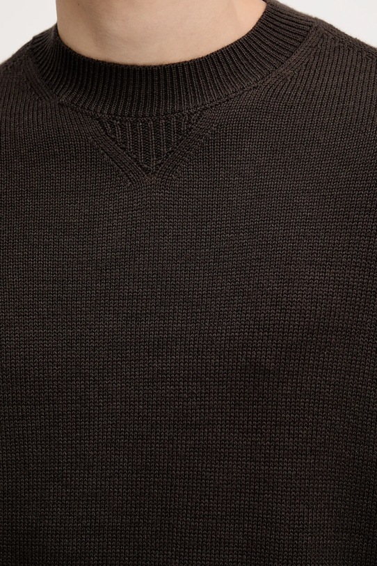 Armani Exchange sweter z domieszką wełny XM001916.AF14008 brązowy