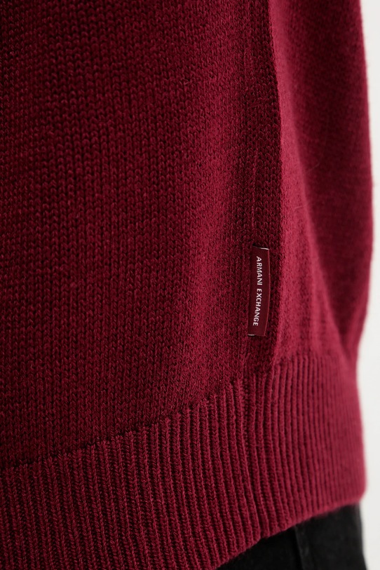 Свитер с примесью шерсти Armani Exchange XM001917.AF14008 бордо