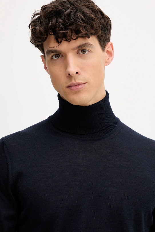 Emporio Armani gyapjú pulóver sötétkék 8N1M43.1M67Z