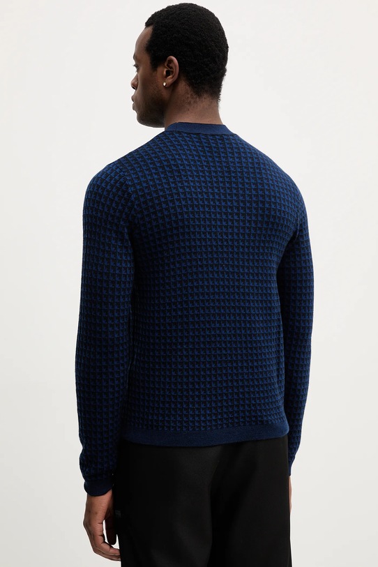 Odzież Emporio Armani sweter wełniany EM001989.AF14199 granatowy