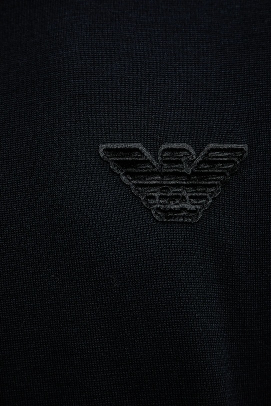 Emporio Armani sweter wełniany EM002419.AF14158 granatowy