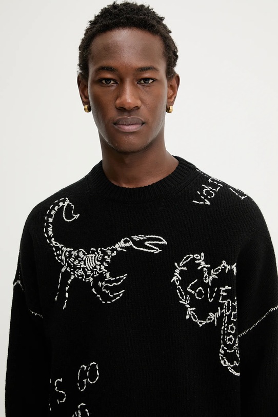 ZADIG&VOLTAIRE sweter wełniany czarny KMSW01790