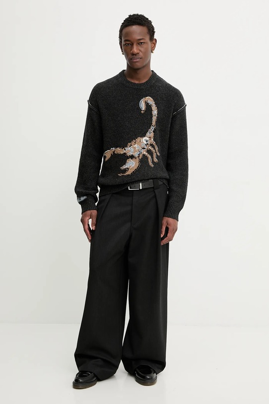 Odzież ZADIG&VOLTAIRE sweter wełniany KMSW01781 szary