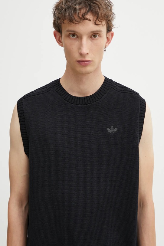 adidas Originals kamizelka P Ess Knit Vest czarny JY2651