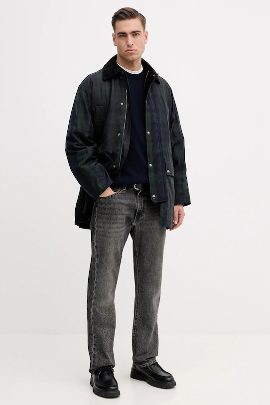 Paul Smith sweter kaszmirowy M1R.278Y.N02497 granatowy AW25