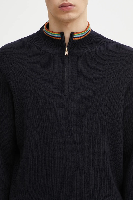 Paul Smith sweter wełniany granatowy M1R.548Z.T02825