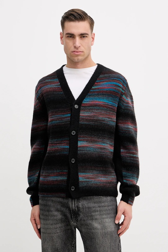 Kardigan s prímesou vlny Paul Smith stredne hrubá viacfarebná M1R.568Z.T02830