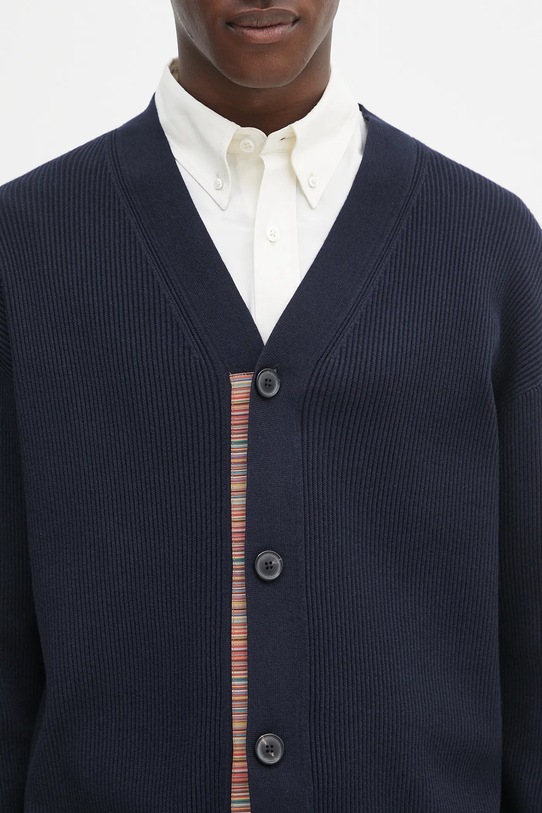 Вовняний кардиган Paul Smith темно-синій M1R.531Z.T02763
