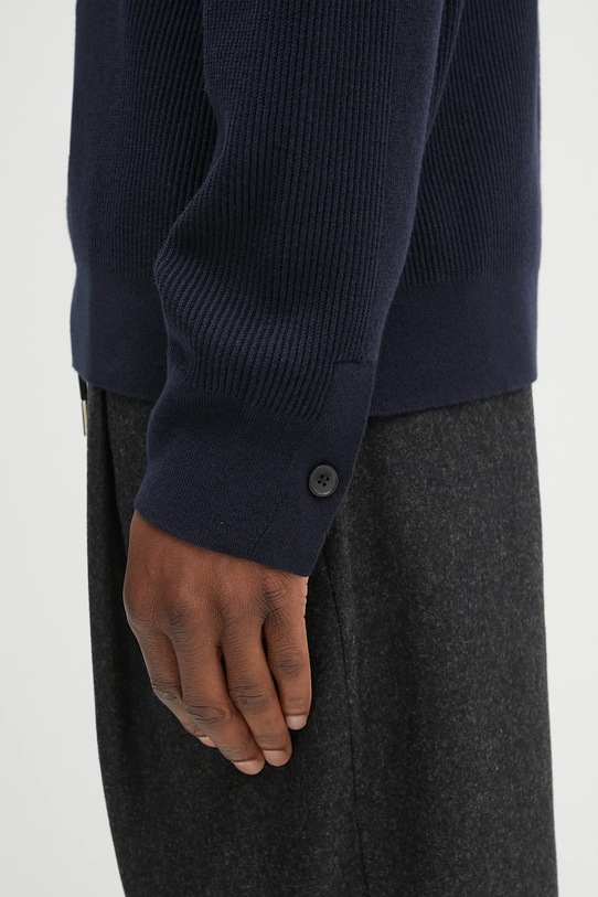 Paul Smith sweter wełniany M1R.534Z.T02763 granatowy