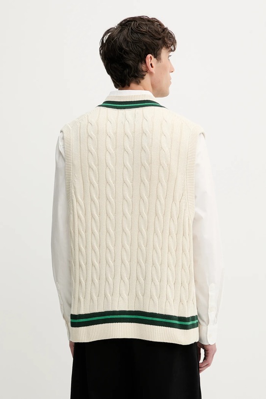 Oblečení Bavlněná vesta Abercrombie & Fitch KI120.5140.150 béžová