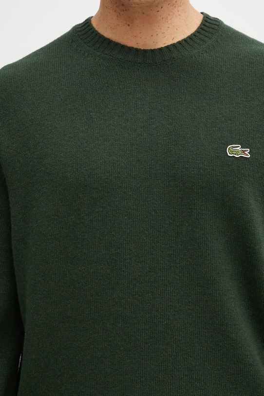 Lacoste maglione in lana verde AH2916