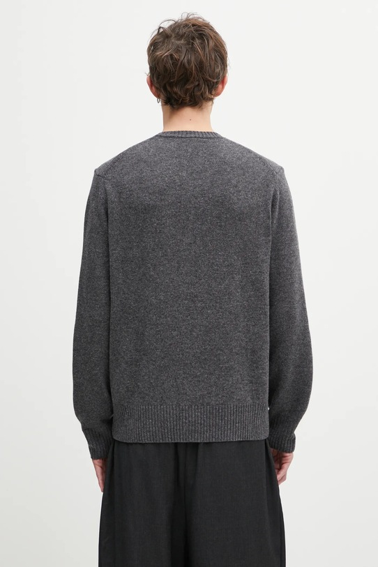 Odzież Lacoste sweter wełniany AH2916 szary