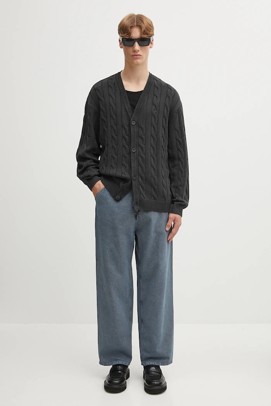 Памучна жилетка Carhartt WIP Carter I035178.89GD черен