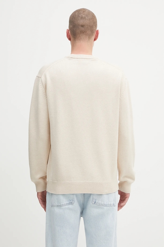 Odzież Drôle de Monsieur sweter wełniany La Maille Plateau H.PO190.WO023 beżowy