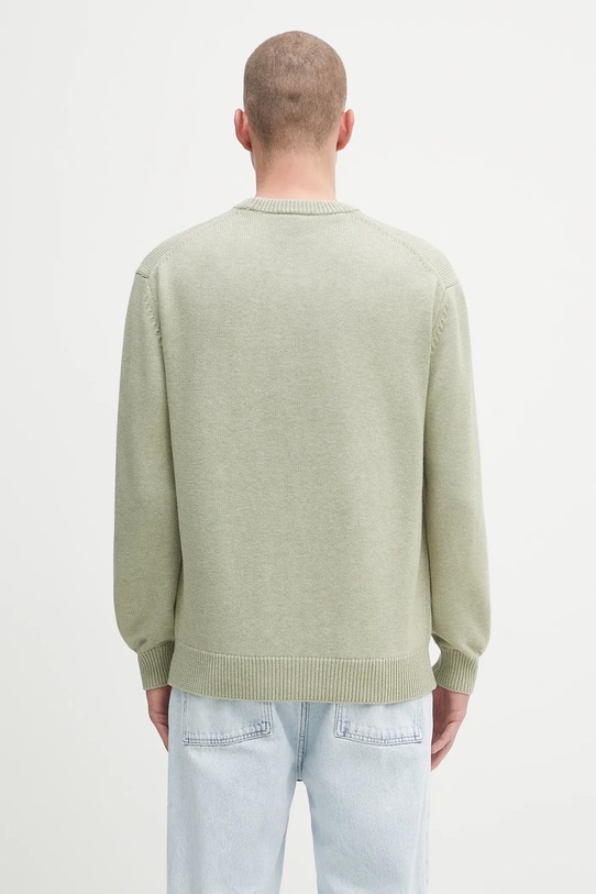 Одежда Шерстяной свитер Drôle de Monsieur La Maille Slogan Tresses H.PO191.WO023 зелёный