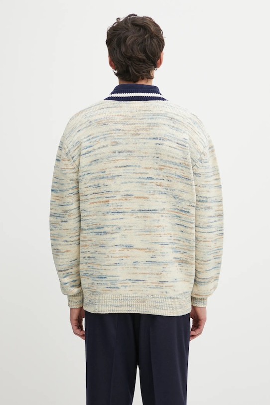 Odzież Drôle de Monsieur kardigan wełniany Le Cardigan MoulinE I.CA161.WO018 beżowy