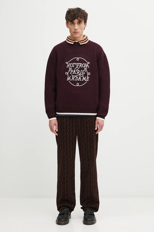 Μάλλινο πουλόβερ Drôle de Monsieur La Maille Slogan I.PO184.WO007
