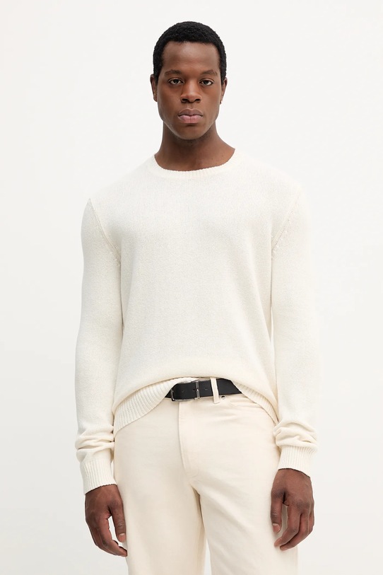 Joop! sweter bawełniany bawełna beżowy 30046902