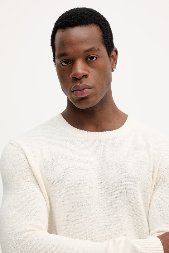 Joop! sweter bawełniany beżowy 30046902