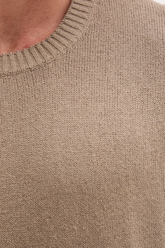 Joop! sweter bawełniany 30046902 beżowy