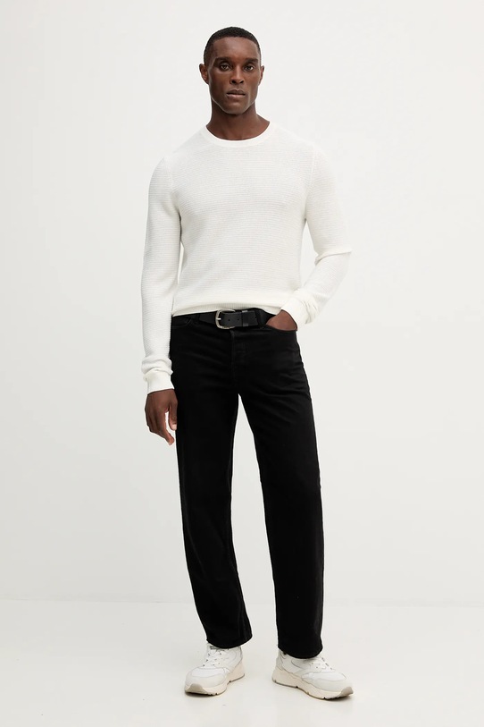 Joop! sweter bawełniany 30046918 biały AW25