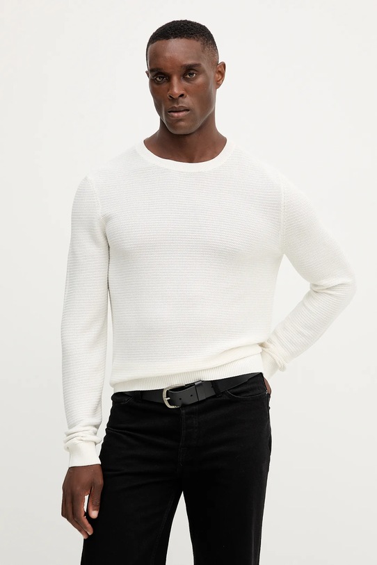 Odzież Joop! sweter bawełniany 30046918 biały