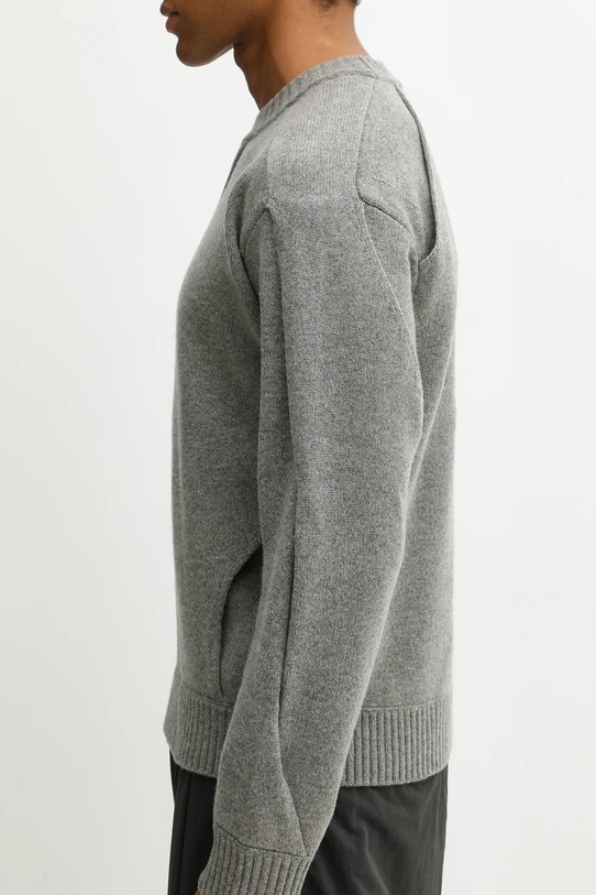 Axel Arigato sweter z dodatkiem wełny Stitch paneled A3401001 szary