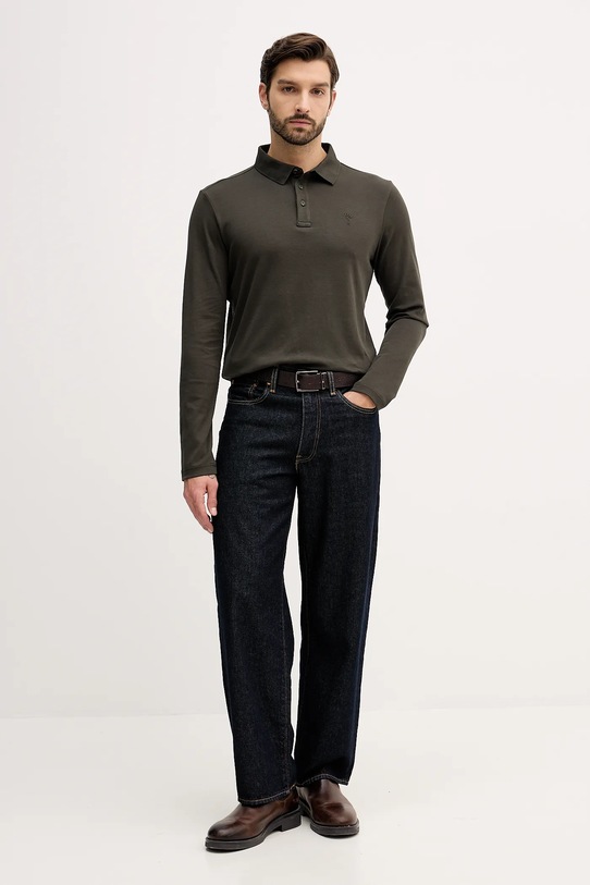 Joop! longsleeve bawełniany 30047432 zielony AW25