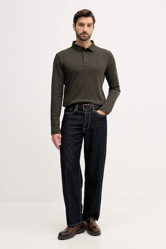 Joop! longsleeve bawełniany 30047432 zielony AW25