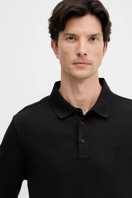 Бавовняний лонгслів Joop! чорний 30047432