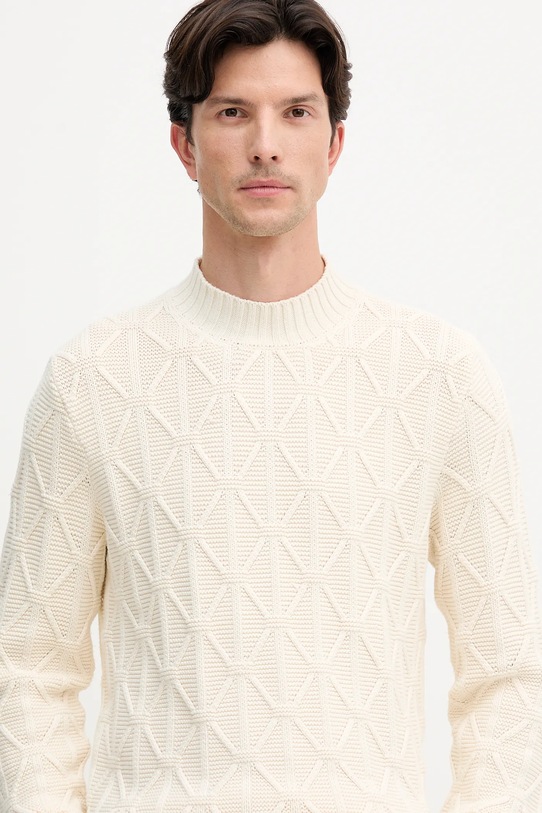 Joop! sweter bawełniany beżowy 30047403
