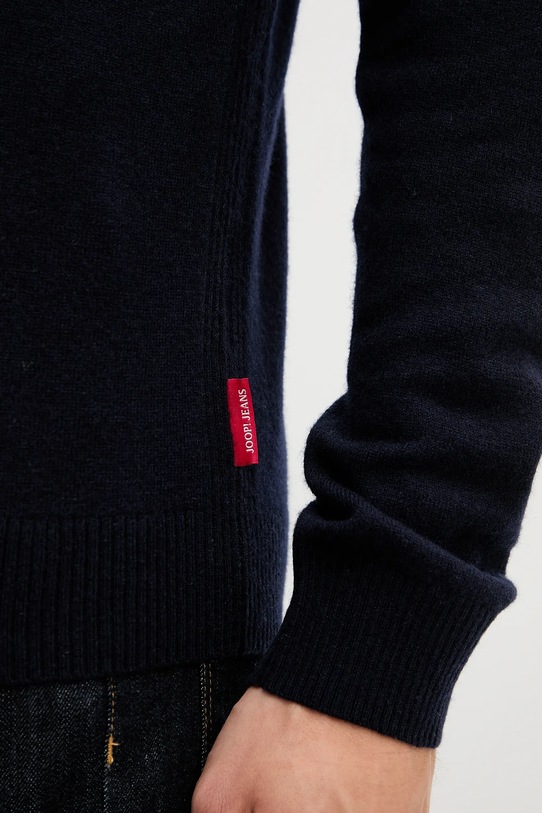 Joop! sweter z dodatkiem wełny 30048172 granatowy
