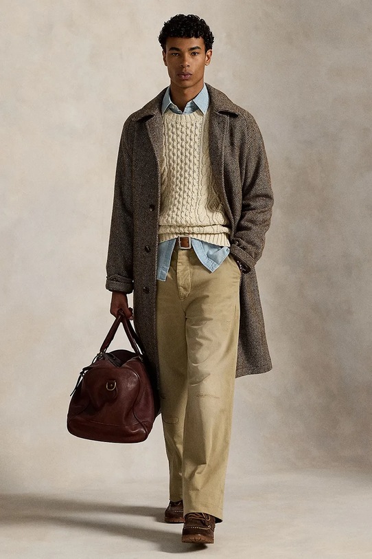 Odzież Polo Ralph Lauren sweter bawełniany 710917054 żółty