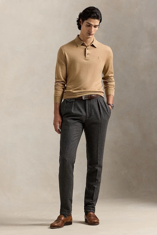 Oblečenie Sveter Polo Ralph Lauren 710941104 béžová