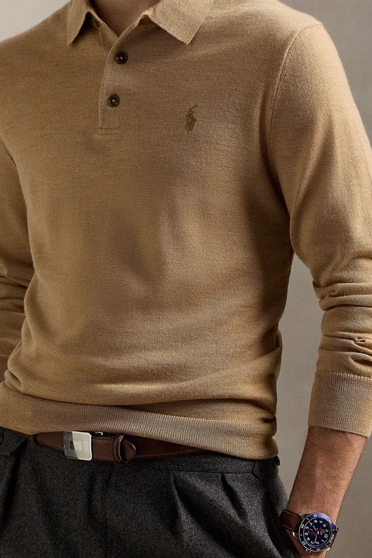 Pulover Polo Ralph Lauren bež 710941104