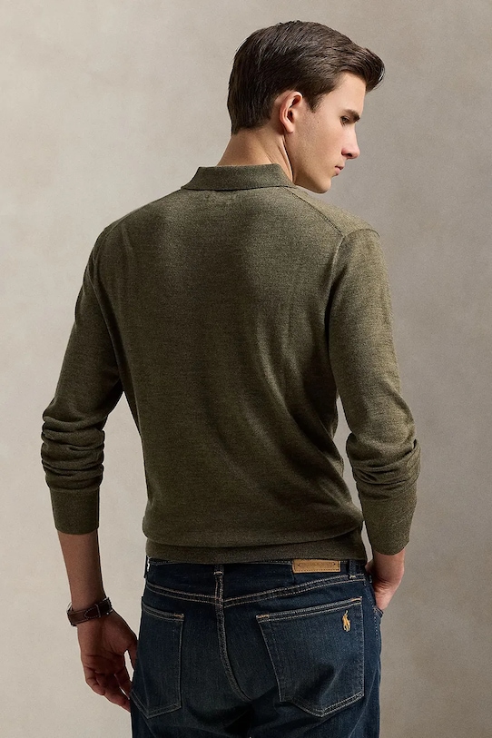 Sveter Polo Ralph Lauren 710941104 zelená AW25