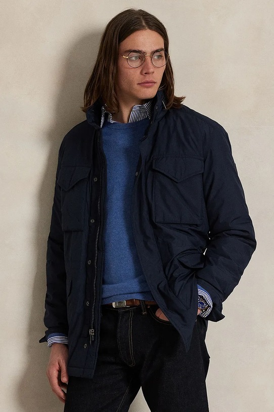 Μάλλινο πουλόβερ Polo Ralph Lauren 710974148 μπλε